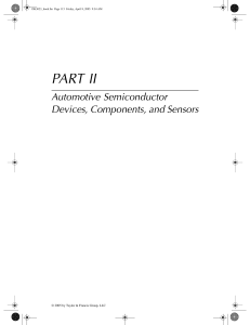 Automotive Power Semiconductor Devices: Devices, Components, and Sensors
