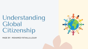 Understanding Global Citizenship
