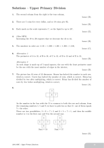 2015 AMC Upper Primary Solutions