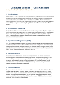 Computer Science Core Concepts Study Notes