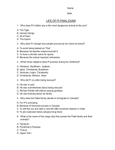 Life of Pi Final Exam Questions & Answers