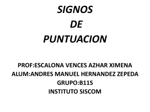 Signos de Puntuaci&oacute;n: Gu&iacute;a B&aacute;sica