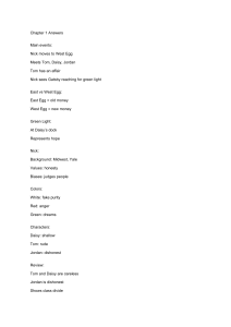 Chapter 1 Answers: The Great Gatsby Study Guide