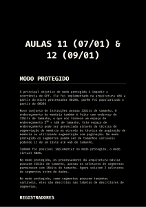 Modo Protegido: Aulas 11 e 12 sobre Arquitetura x86