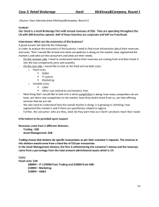 McKinsey Retail Brokerage Case Study: Business Economics Analysis