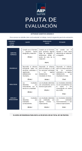 Pauta de Evaluaci&oacute;n Semana 4 - Universidad Andr&eacute;s Bello