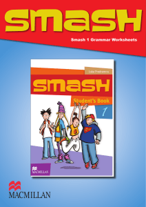 Smash 1 Grammar Worksheets: English Grammar Exercises for Beginners
