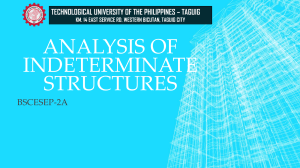 Analysis of Indeterminate Structures: Slope-Deflection Method