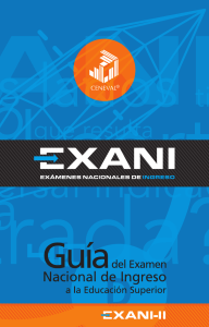 Gu&iacute;a EXANI-II: Estructura, Contenido y Preparaci&oacute;n