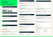 Python Basics Cheat Sheet: Lists, Dictionaries, DataFrames