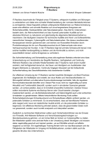 Vorlesungstranskript: IT-Resilienz