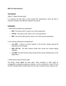 EBP 212 Class Activity 2: Latex Batch Decision