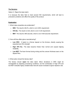 Latex Batch Rejection: ISO Compliance & Manufacturing Impact