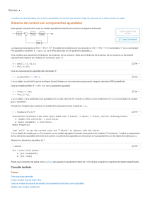 Tutorial de Sistema de Control Ajustable