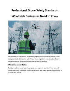 Professional Drone Safety Standards for Irish Businesses