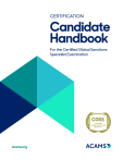CGSS Certification Candidate Handbook - ACAMS