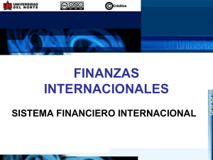 Finanzas Internacionales: Sistema Financiero Internacional