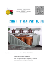 Circuit Magn&eacute;tique : Concepts et Applications