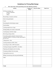Web Design Pricing Guidelines
