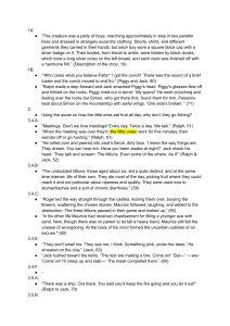 Lord of the Flies Study Guide Quotes & Analysis