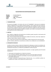 Plan de Proyecto de Investigaci&oacute;n Aplicada CIBERTEC