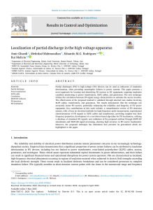 Localization of Partial Discharge in High Voltage Apparatus