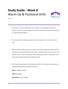 Study Guide: Warm-Up & Positional Drills Week 8