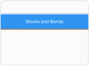 Stocks and Bonds: Introduction to Financial Instruments
