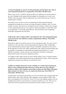 Crisis Communication Plan: Southwest Airlines Case Study