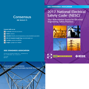 2017 National Electrical Safety Code (NESC)