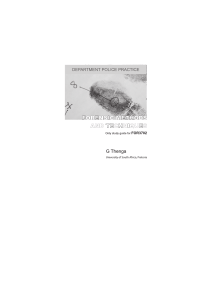 Forensic Methods and Techniques Study Guide FOR3702