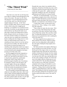 The Third Wish by Joan Aiken: A Short Story