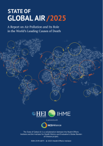 State of Global Air 2025: Air Pollution & Leading Causes of Death