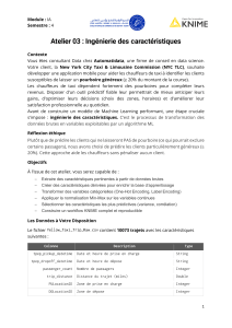 Atelier 03 : Ing&eacute;nierie des caract&eacute;ristiques - KNIME