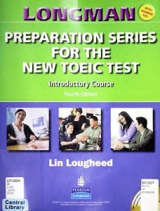 Longman TOEIC Introductory Course Workbook
