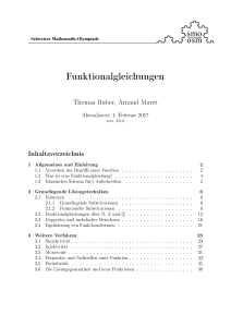 Funktionalgleichungen: Grundlagen und L&ouml;sungstechniken