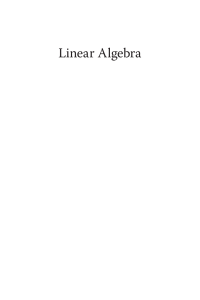 Linear Algebra Textbook: Matrices, Vectors, and Subspaces