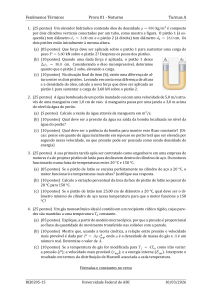 Prova 01 - Fen&ocirc;menos T&eacute;rmicos - UFABC