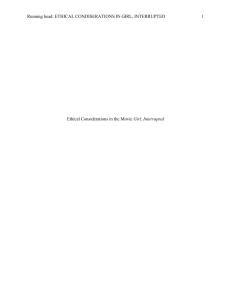 Ethical Considerations in Girl, Interrupted Movie