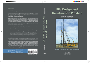 Pile Design and Construction Practice 6th Edition