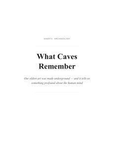 What Caves Remember: Oldest Art and Human Mind