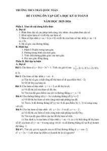Resumen de Revisi&oacute;n de Matem&aacute;ticas de 8&ordm; Grado