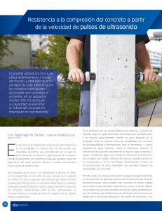 Resistencia del concreto por ultrasonido: m&eacute;todo y aplicaciones