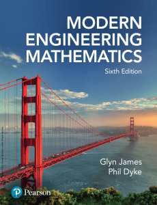 Modern Engineering Mathematics 6th Edition Textbook