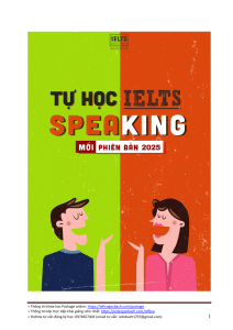 Self-Study IELTS Speaking 2025 Guide
