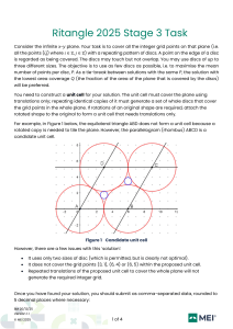 Ritangle 2025 Stage 3 Task: Disc Packing on Grid