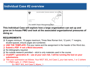 AtekPC Project Management Office Case Study