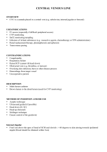 Central Venous Line Overview: Uses, Contraindications, Insertion