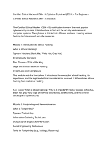 CEH v13 Syllabus Explained (2025) for Beginners