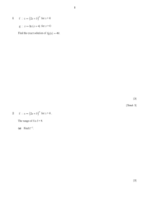 Mathematics Functions Problems: Composite & Inverse Functions